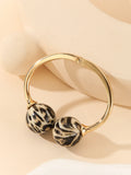 Orbis Dual Sphere Open Bangle