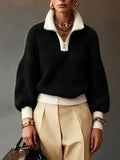 Cloud Knit Half-Zip Sweater