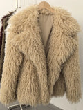 Vesperelle Boreal Plush Faux‑Fur Coat