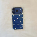 Denim Stars & Dots iPhone Case