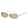 Star Rimless Sunglasses