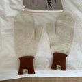 Frost Plush Knit Mittens