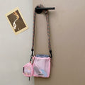 Mesh Utility Crossbody Bag