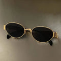 Wire Oval Sunglasses