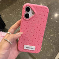 Heart Camera Leather Phone Case