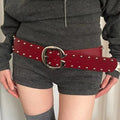 Wide Rivet Y2K Belt