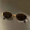 Wire Oval Sunglasses