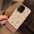 Lily Etch Leather Case