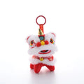Lion Dance Plush Keychain