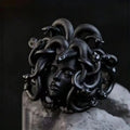 Medusa Crown Snake Ring