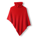 Valoise Wool Turtleneck Poncho