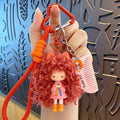 Curly Hair Doll Bag Charm