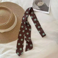 Polka Dot Skinny Scarf