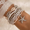 Shell Stack Bracelet Set