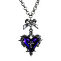 Thorn Cross Heart Necklace