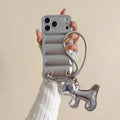 Puffer Dog Lanyard Phone Case