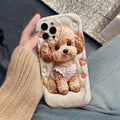 Teddy Pup Relief iPhone Case