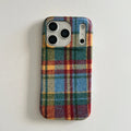 Winter Fluff Patterned Furry iPhone Case