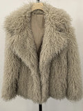 Vesperelle Boreal Plush Faux‑Fur Coat