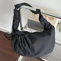 Plaid Hobo Shoulder Bag
