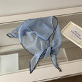 Capri Dot‑Stripe Foulard