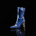 Neon Glow Ankle Boots