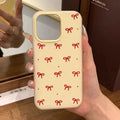 Red Bow Matte Phone Case