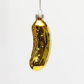 Lark Gilded Pickle Glass Ornament