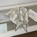 Capri Dot‑Stripe Foulard