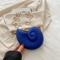 Spiral Gleam Conch Clutch