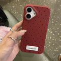 Heart Camera Leather Phone Case