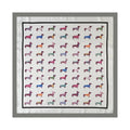 Dachshund Parade Satin Scarf