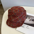 Rive Gauche Tweed Equestrian Beret