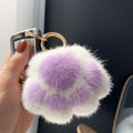Paw Puff Keychain