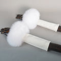 Noreth Frost Ring Fox Fur Cuffs