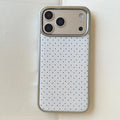Polka Dot Silver Phone Case