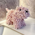 Puppy Chenille Hand Towel