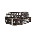Wild Stud Faux‑Fur Belt