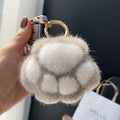 Paw Puff Keychain