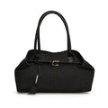 Belted Baguette Shoulder Bag