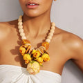 Bloom Cluster Bead Necklace
