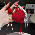 Lark & Loom Love‑Loop Beaded Lanyard