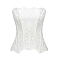 Openwork Floral Corset