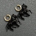 Trotting Charm Mini Horse Earrings