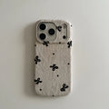 Winter Fluff Patterned Furry iPhone Case