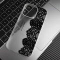 Black Lace Pattern Phone Case