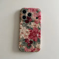 Winter Fluff Patterned Furry iPhone Case