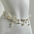 Camellia Pearl Chain Belt