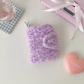 Leopard Plush Coin Purse