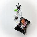 Fire Noodle Charm Keychain